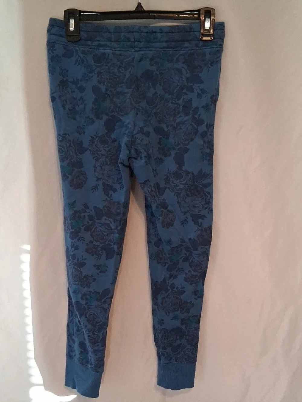 Old Navy Girls Blue Floral Paisley Jogger Sweatpants Size L (10-12